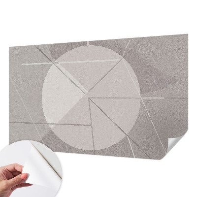 49D-Fototapete mit abstrakter Geometrie