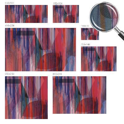 49D-Fototapete fürs Schlafzimmer Regenbogenstreifen