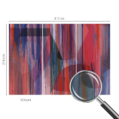 49D-Fototapete fürs Schlafzimmer Regenbogenstreifen