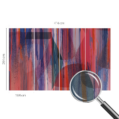 49D-Fototapete fürs Schlafzimmer Regenbogenstreifen