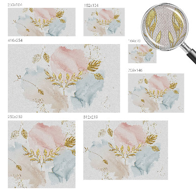 Moderne Fototapete nach Maß Botanischer Charme