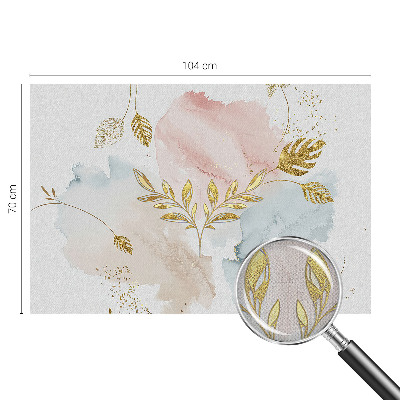 Moderne Fototapete nach Maß mit botanischem Motiv