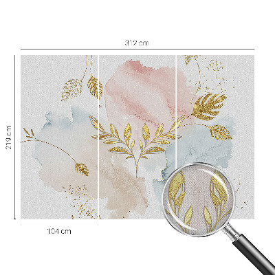 Moderne Fototapete nach Maß mit botanischem Motiv