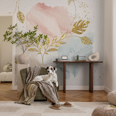 Moderne Fototapete nach Maß Botanischer Charme