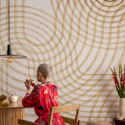 Motivtapete nach Maß Geometrische Webmuster