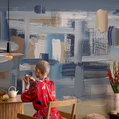 Hochwertige Bildtapete Abstraktionspinsel