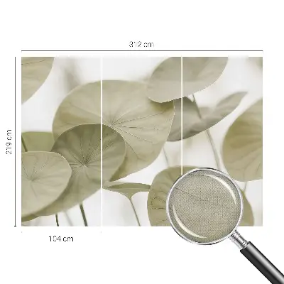 Selbstklebende Fototapete für die Wand mit natürlichem, elegantem Motiv