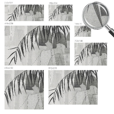 Vintage tapete Abstrakte Palme