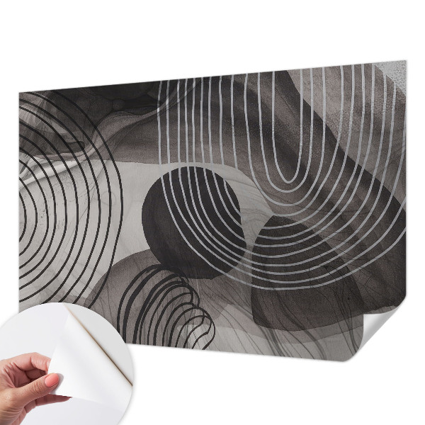 Selbstklebende Fototapete fürs Schlafzimmer Harmonie der Formen