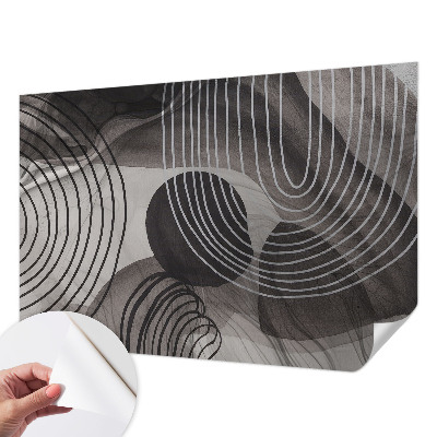 Selbstklebende Fototapete fürs Schlafzimmer mit dem Motiv „Harmonie der Formen“