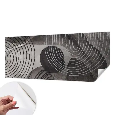 Selbstklebende Fototapete fürs Schlafzimmer mit dem Motiv „Harmonie der Formen“