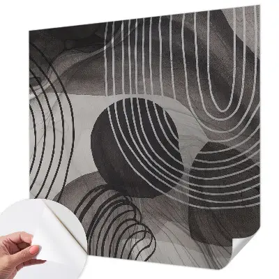 Selbstklebende Fototapete fürs Schlafzimmer mit dem Motiv „Harmonie der Formen“