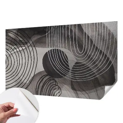 Selbstklebende Fototapete fürs Schlafzimmer mit dem Motiv „Harmonie der Formen“