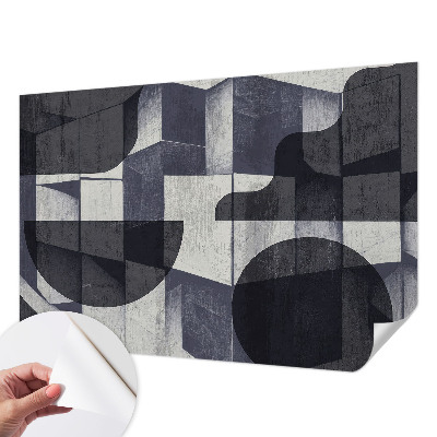 Selbstklebende Fototapete fürs Kinderzimmer mit geometrischem Symmetrie‑motiv