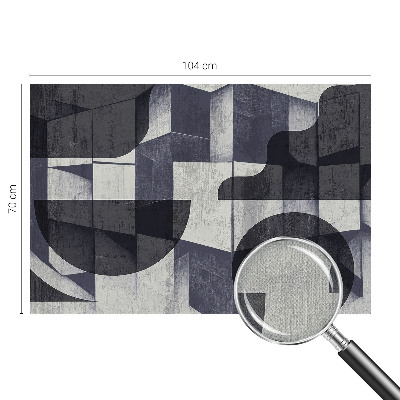 Selbstklebende Fototapete fürs Kinderzimmer mit geometrischem Symmetrie‑motiv