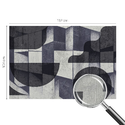 Selbstklebende Fototapete fürs Kinderzimmer mit geometrischem Symmetrie‑motiv