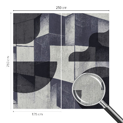 Selbstklebende Fototapete fürs Kinderzimmer mit geometrischem Symmetrie‑motiv
