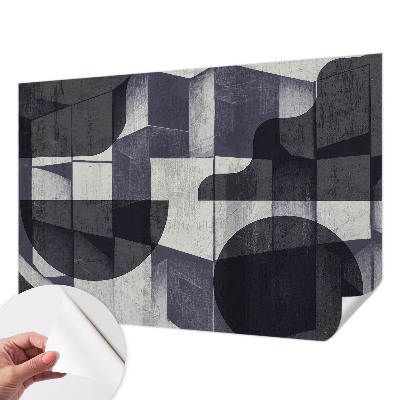 Selbstklebende Fototapete fürs Kinderzimmer mit geometrischem Symmetrie‑motiv