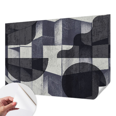 Selbstklebende Fototapete fürs Kinderzimmer mit geometrischem Symmetrie‑motiv