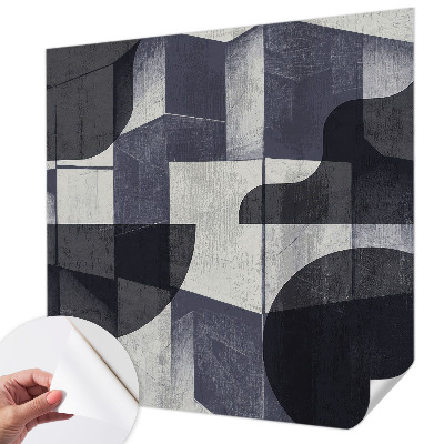 Selbstklebende Fototapete fürs Kinderzimmer mit geometrischem Symmetrie‑motiv