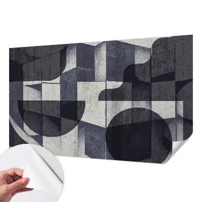 Selbstklebende Fototapete fürs Kinderzimmer mit geometrischem Symmetrie‑motiv