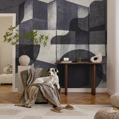 Selbstklebende Fototapete fürs Kinderzimmer mit geometrischem Symmetrie‑motiv