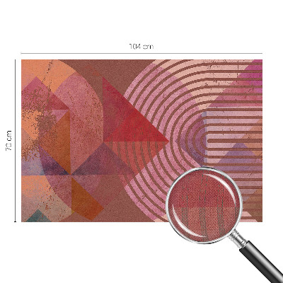 Fototapete in 3D-Optik Abstrakte Formen