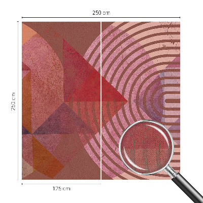 Fototapete in 3D-Optik Abstrakte Formen