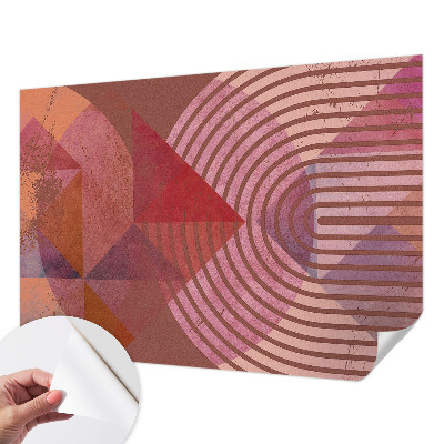 Fototapete in 3D-Optik Abstrakte Formen