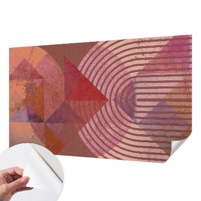 Fototapete in 3D-Optik Abstrakte Formen