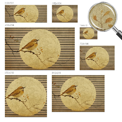 50D-Fototapete Harmonievogel