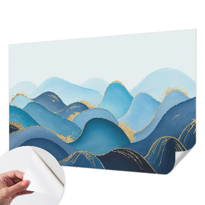 50D-Fototapete fürs Schlafzimmer hügelige Landschaft