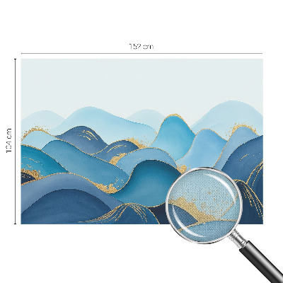 50D-Fototapete fürs Schlafzimmer hügelige Landschaft