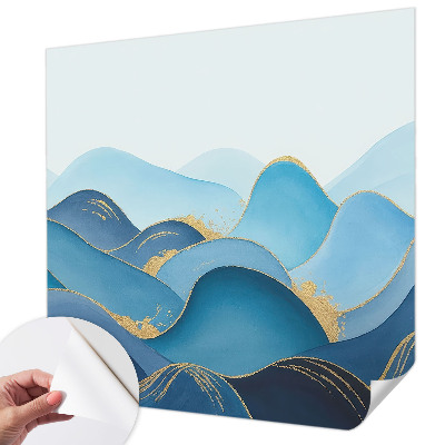 50D-Fototapete fürs Schlafzimmer hügelige Landschaft