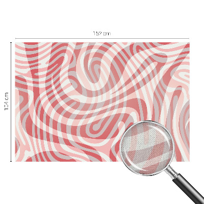 Fototapete nach Maß mit Wellenlinien-Motiv