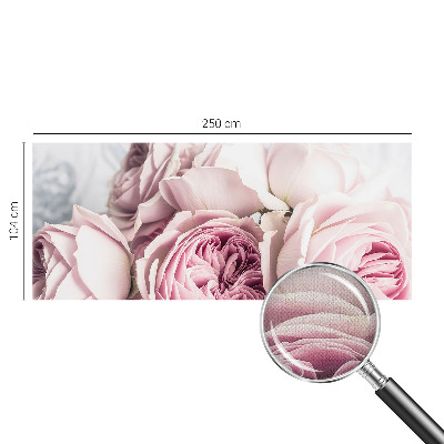 Motivtapete fürs Wohnzimmer Rosa Rosen