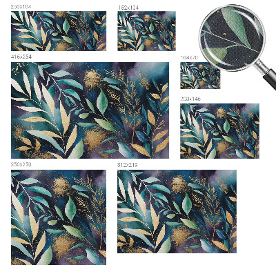 Hochwertige Bildtapete Botanische Blätter