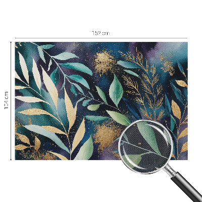 Hochwertige Bildtapete Botanische Blätter