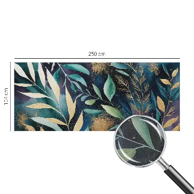Hochwertige Bildtapete mit botanischem Blattmotiv
