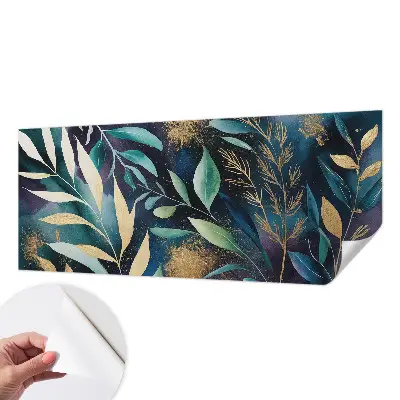 Hochwertige Bildtapete mit botanischem Blattmotiv