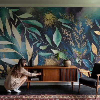 Hochwertige Bildtapete Botanische Blätter