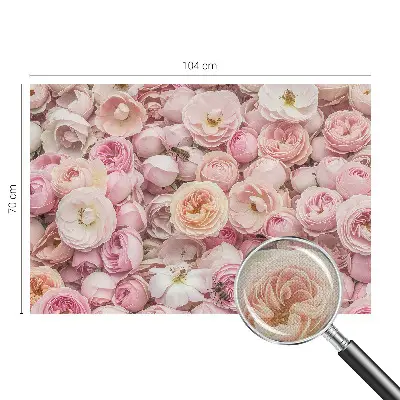 Selbstklebende Fototapete für die Wand mit einem Motiv aus wunderschönen Blumen