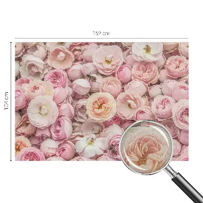 Selbstklebende Fototapete für die Wand mit einem Motiv aus wunderschönen Blumen