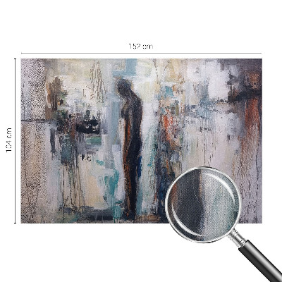 51D-Fototapete mit einer mysteriösen Gestalt als Motiv
