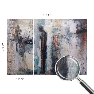 51D-Fototapete mit einer mysteriösen Gestalt als Motiv