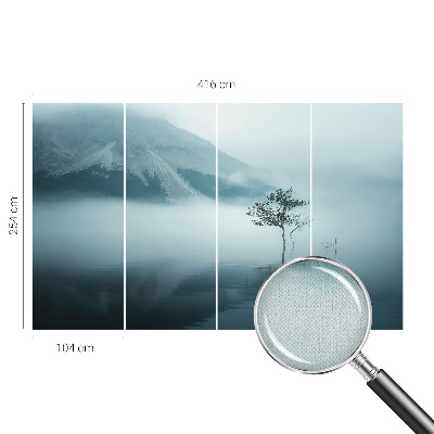 Selbstklebende Fototapete für die Wand mit dem Motiv „Mystik der Natur“