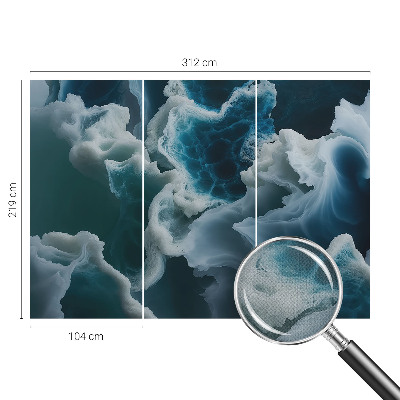 51D-Fototapete fürs Schlafzimmer Meereswellen