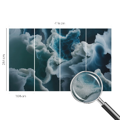 51D-Fototapete fürs Schlafzimmer Meereswellen