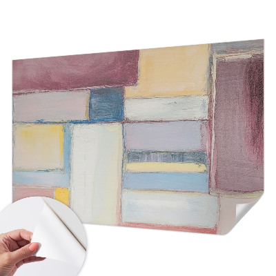 Moderne Fototapete nach Maß mit geometrischem Formenmotiv