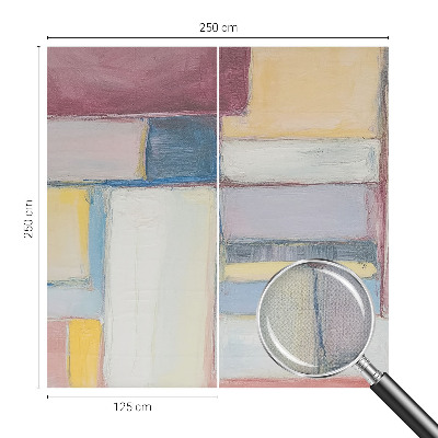 Moderne Fototapete nach Maß mit geometrischem Formenmotiv